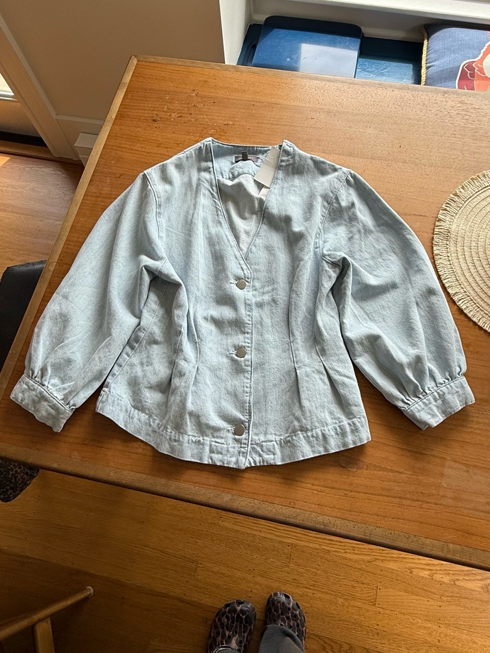 DL1961 Denim Chambray Top